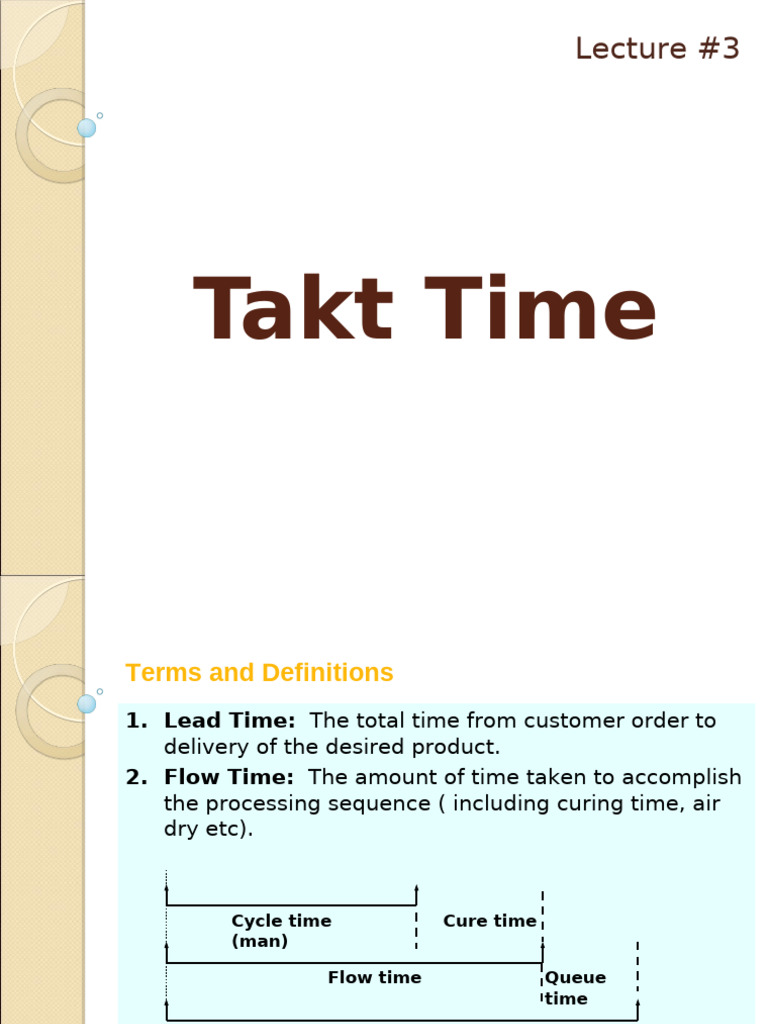 Understanding Takt Time in Production | PDF