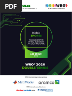 WRO 2026 RoboMission Senior Game Rules | PDF