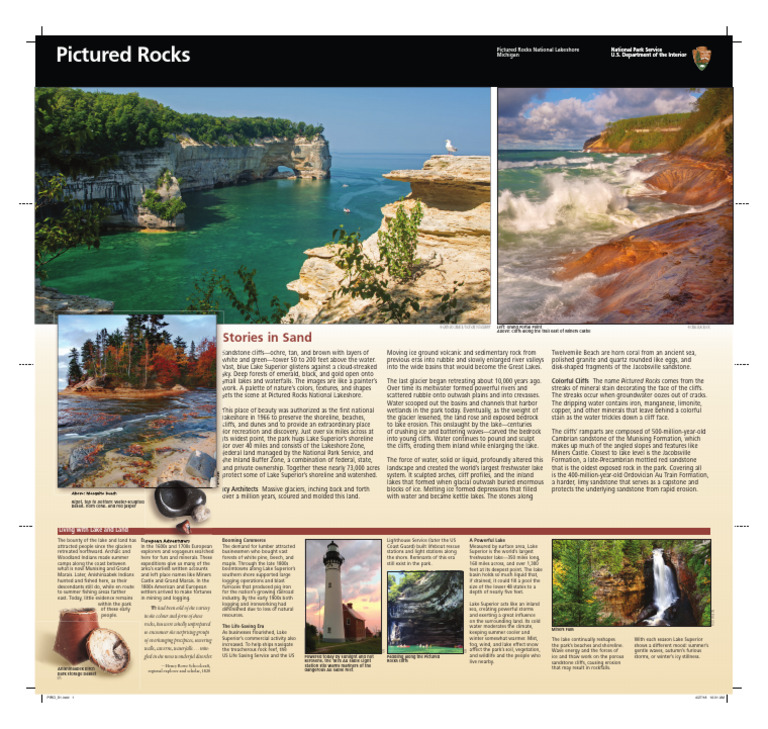 Pictured Rocks National Lakeshore Overview | PDF | Earth Sciences ...