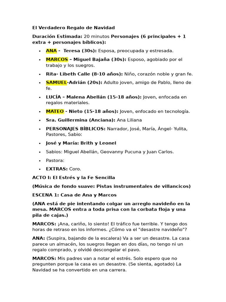 El Verdadero Regalo de Navidad | PDF | Natividad De Jesus