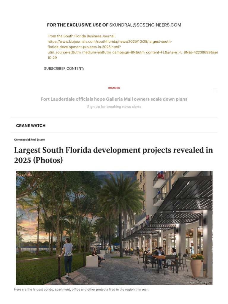 Largest SF Development Projects 2025 | PDF