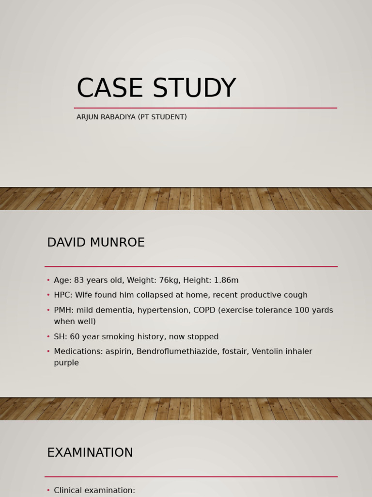 COPD Patient Case Study and NIV Management | PDF