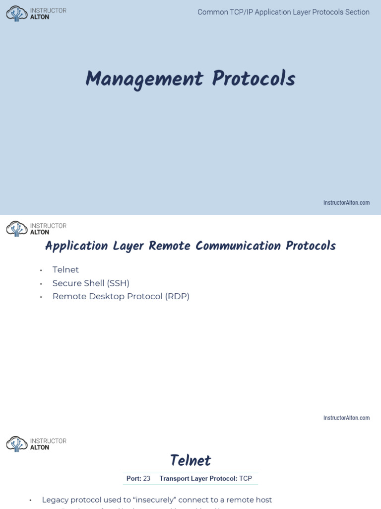 Common TCP/IP Application Protocols | PDF | File Transfer Protocol ...