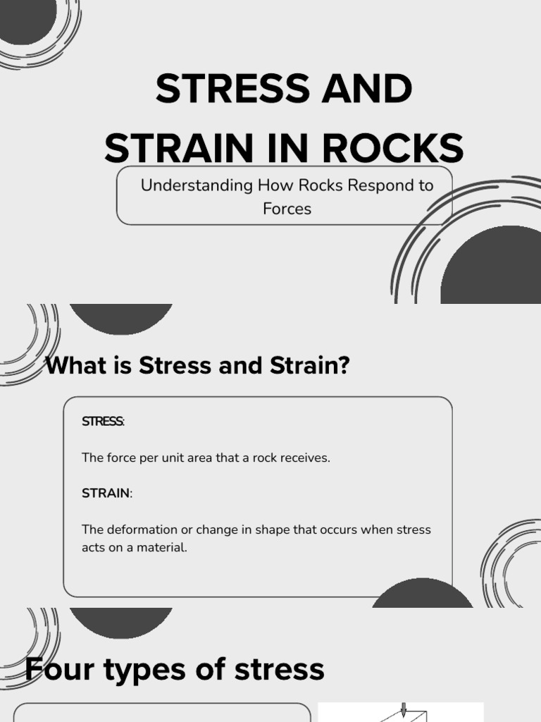 Stress and Strain in Rocks Explained | PDF
