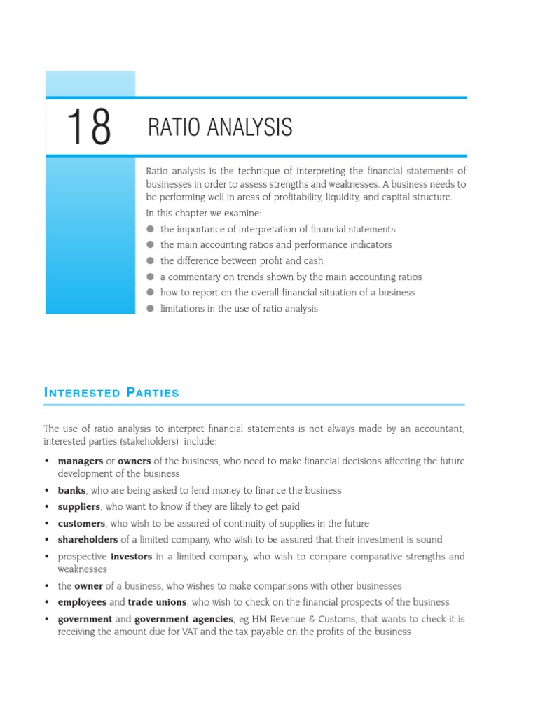 Financial Ratios Osborne | PDF | Revenue | Leverage (Finance)