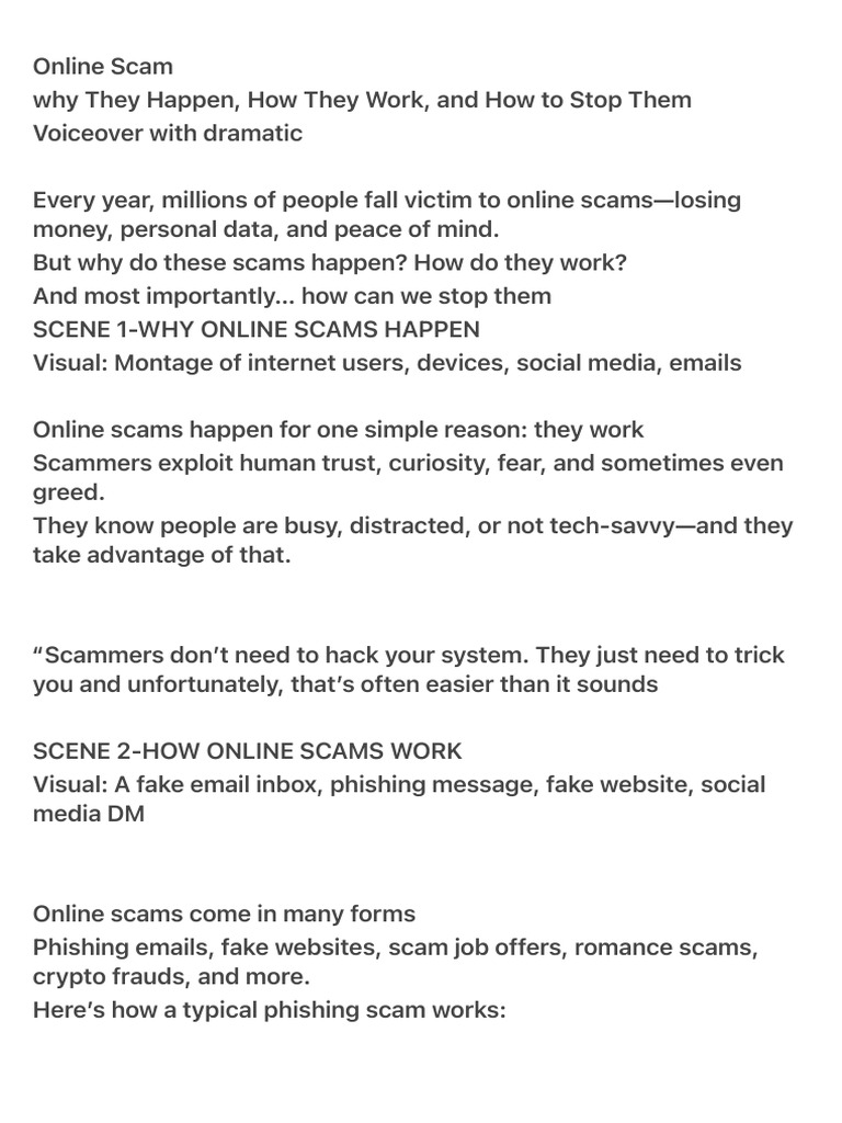 Online Scam | PDF