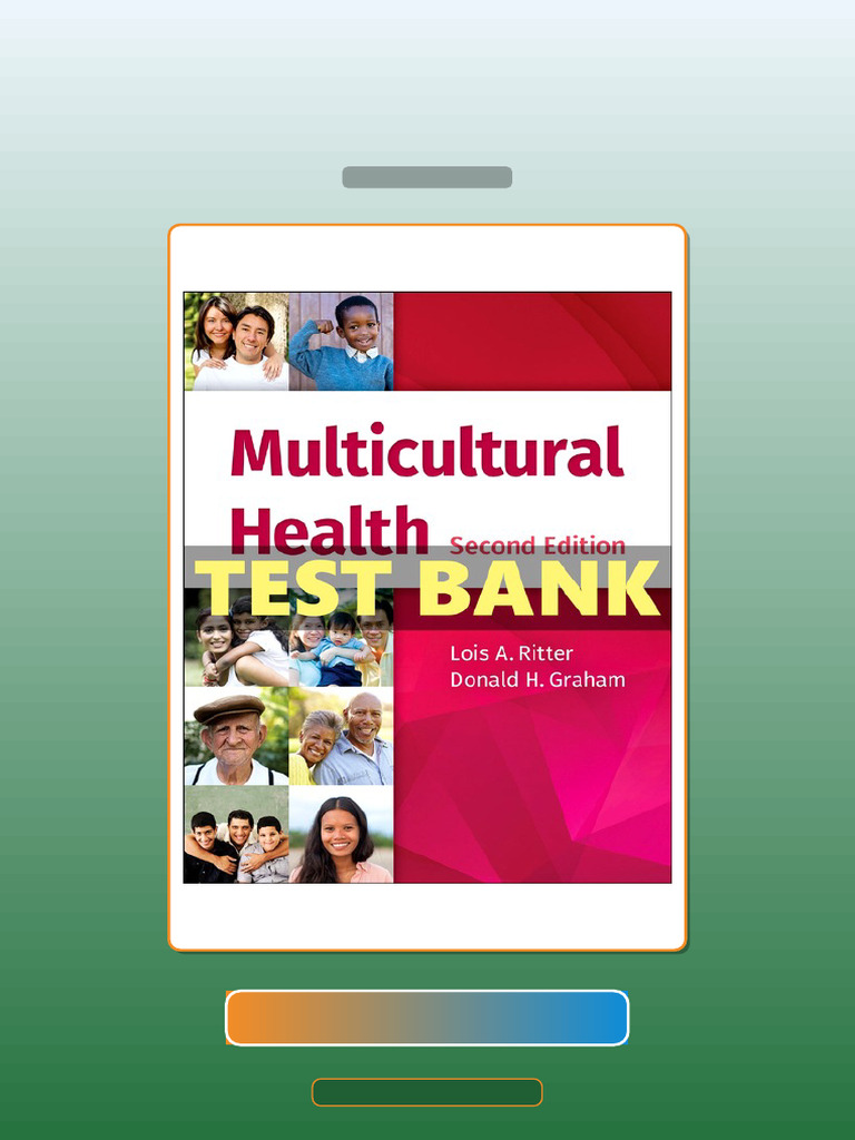 Test Bank for Multicultural Health 2 Ed Ritter | PDF | Curriculum ...