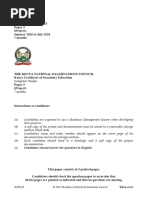 KCSE 2025 Computer Project Guide | PDF | Systems Engineering ...