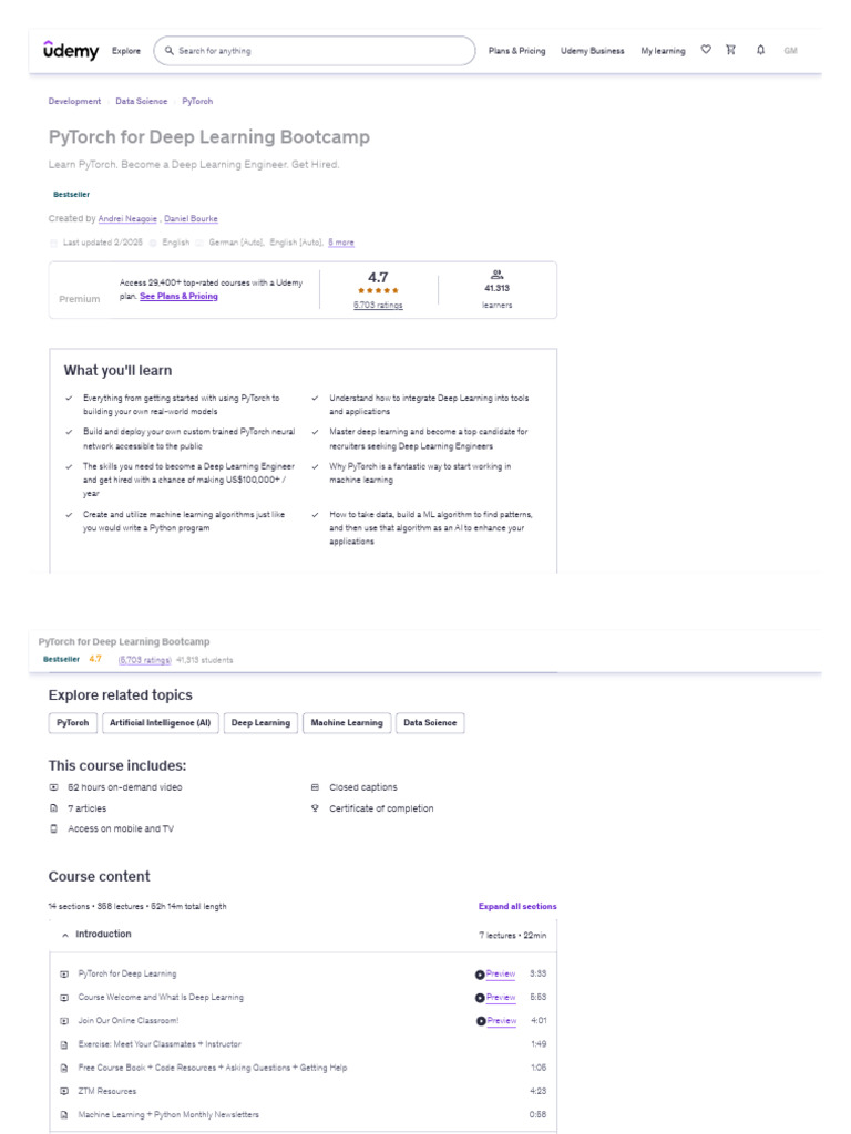 Learn PyTorch for Deep Learning Success | PDF | Artificial Intelligence ...