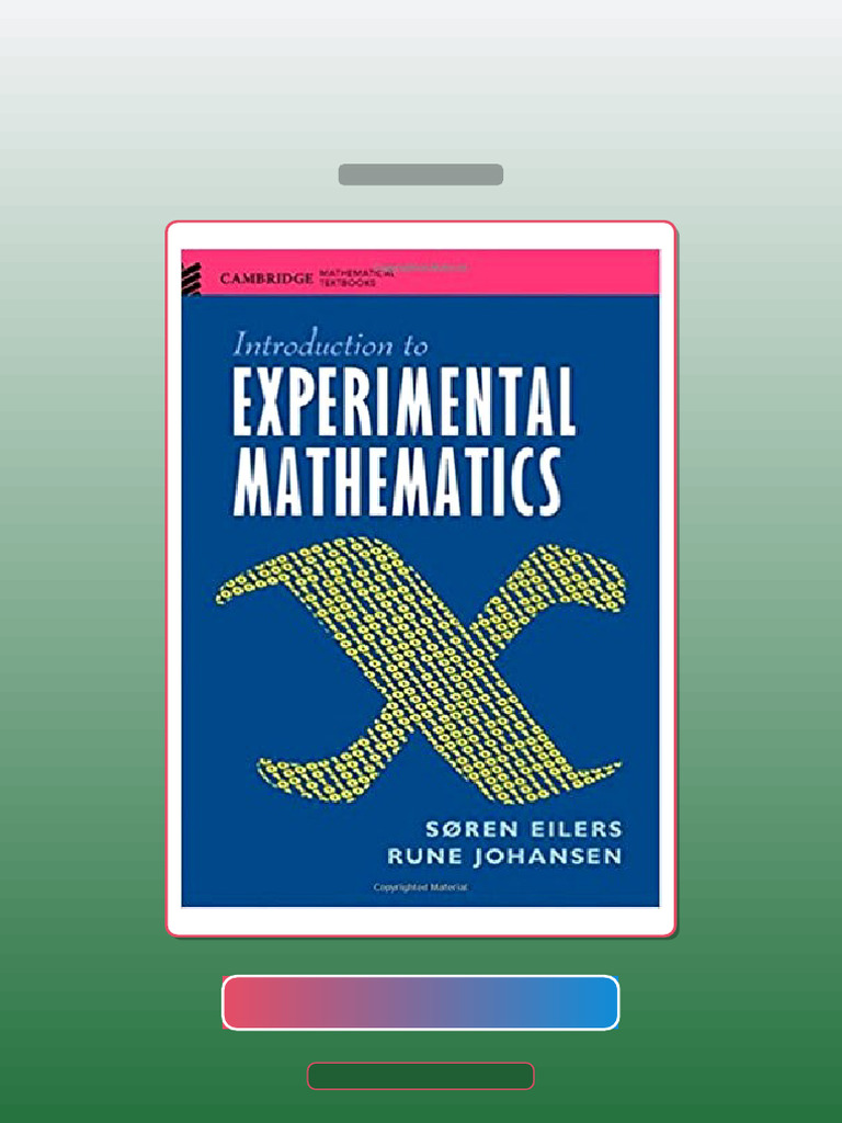 Test Bank for Introduction to Experimental Mathematics 1st Eilers | PDF ...