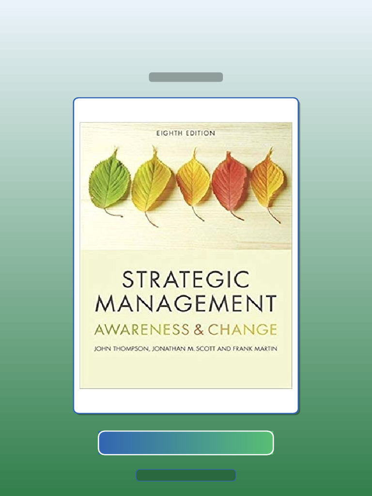 Test Bank for Strategic Management Awareness and Change 8th Edition ...