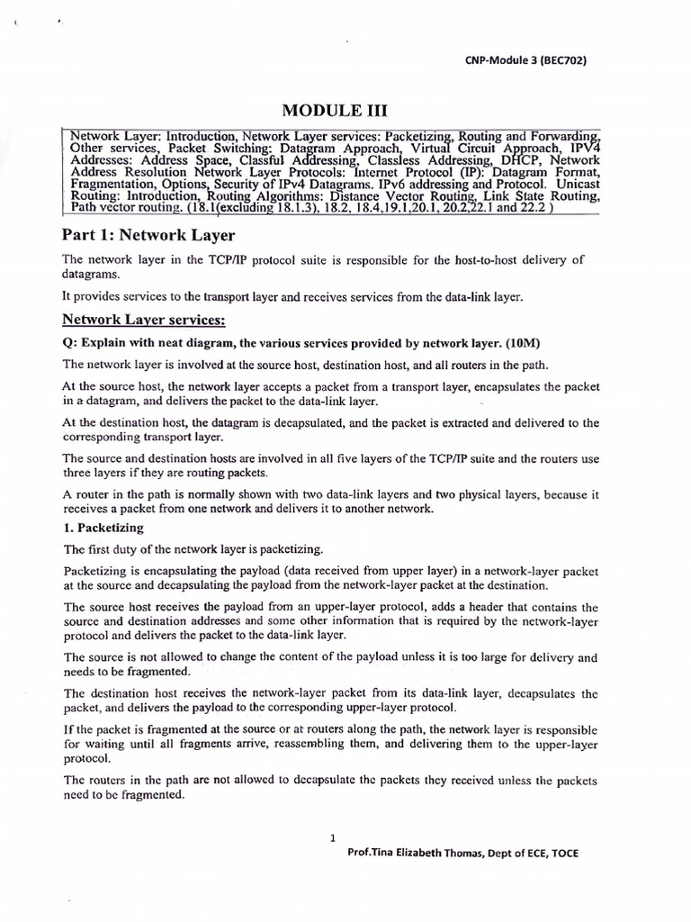 Module 3 Notes | PDF