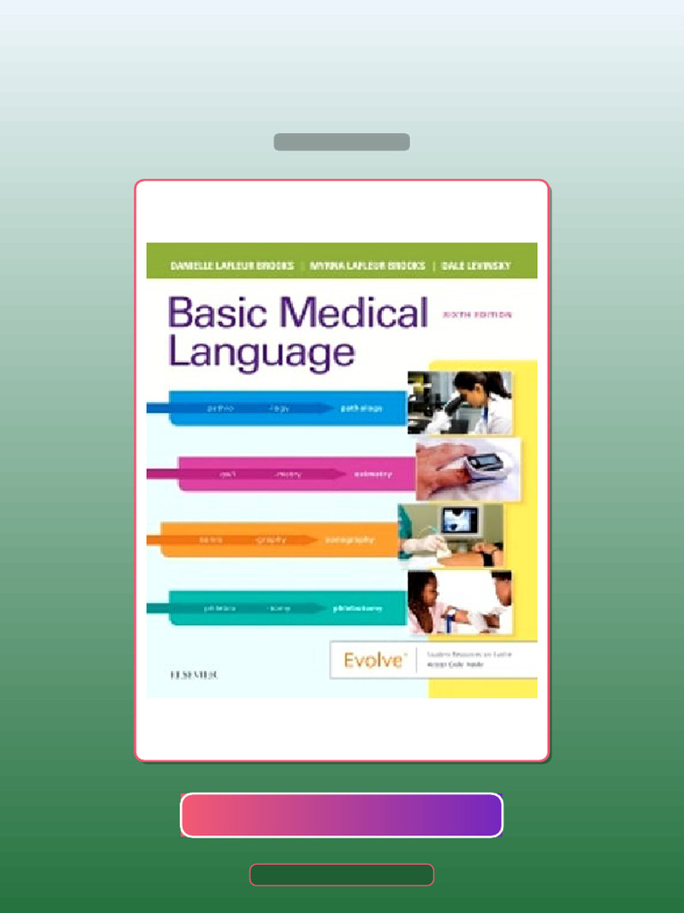 Test Bank for Basic Medical Language With Flash Cards 6E Brooks | PDF ...