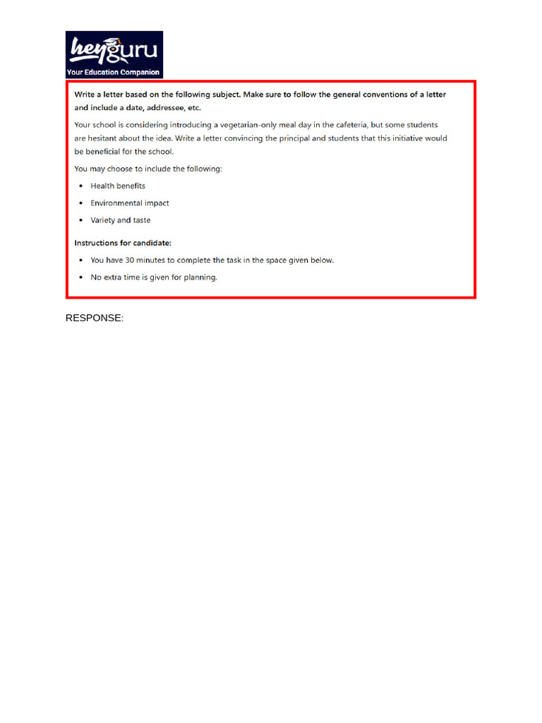 67d14c0477e3d178094344WRITING TEST | PDF