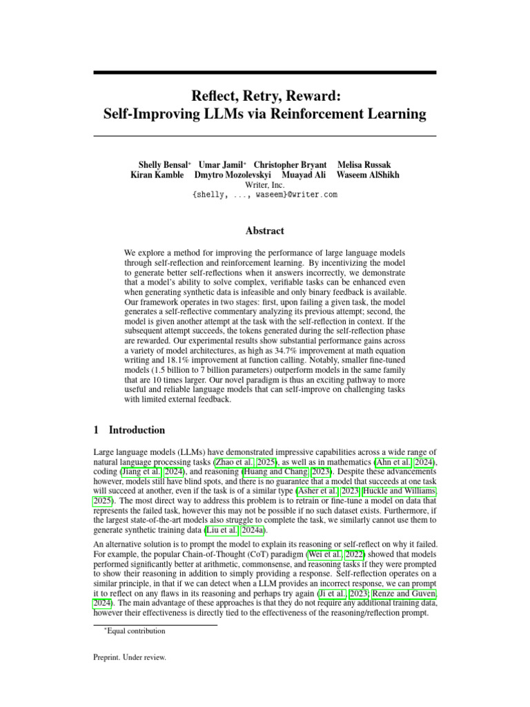 Self-Improving LLMs with RL Techniques | PDF | Learning
