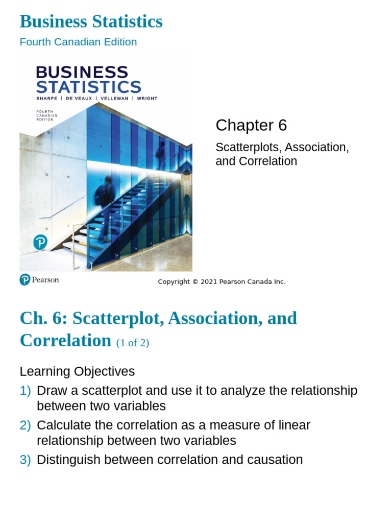 M06_SHAR8999_04_PPT_C06 | PDF | Scatter Plot | Statistical Analysis