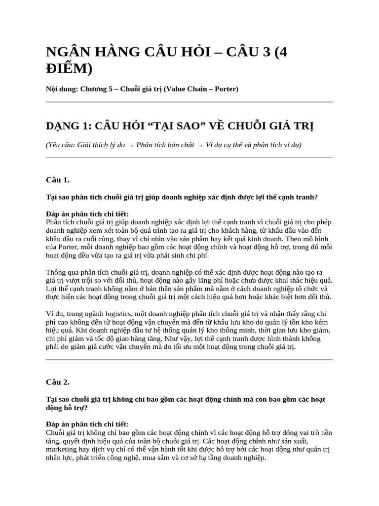 Ngân Hàng Câu Hỏi Dmst | PDF