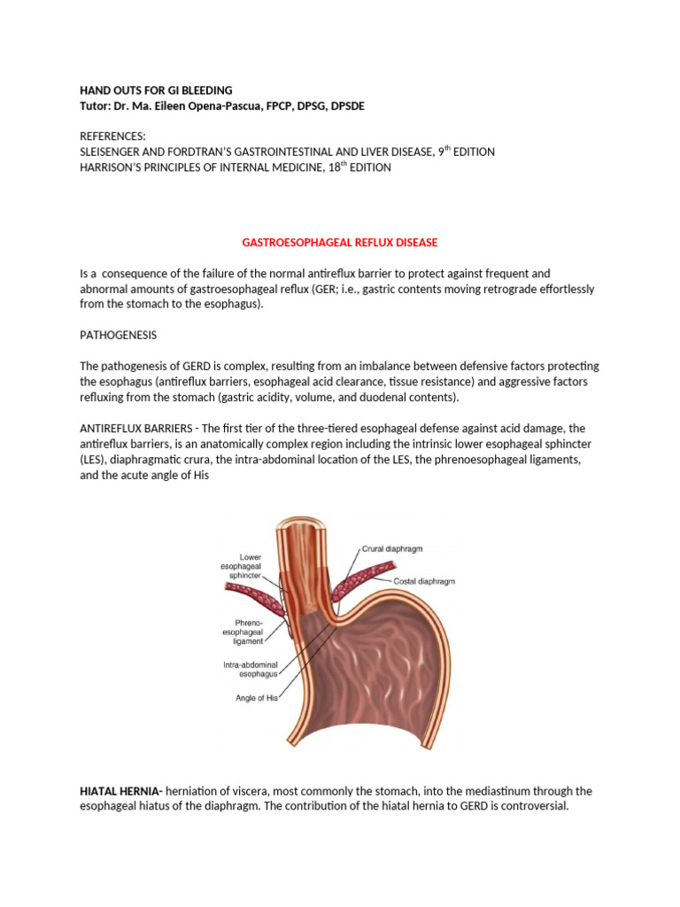 Gerd | PDF | Gastroesophageal Reflux Disease | Esophagus
