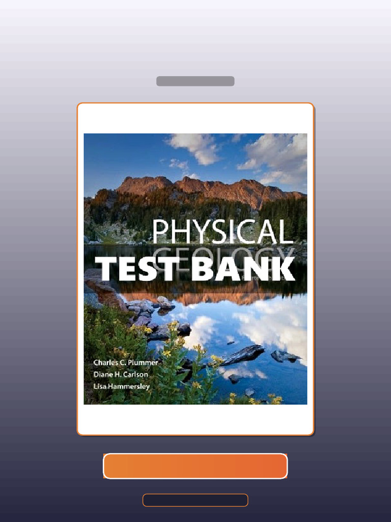 Test Bank for Physical Geology 14 Ed Plummer | PDF | Multiple Choice ...