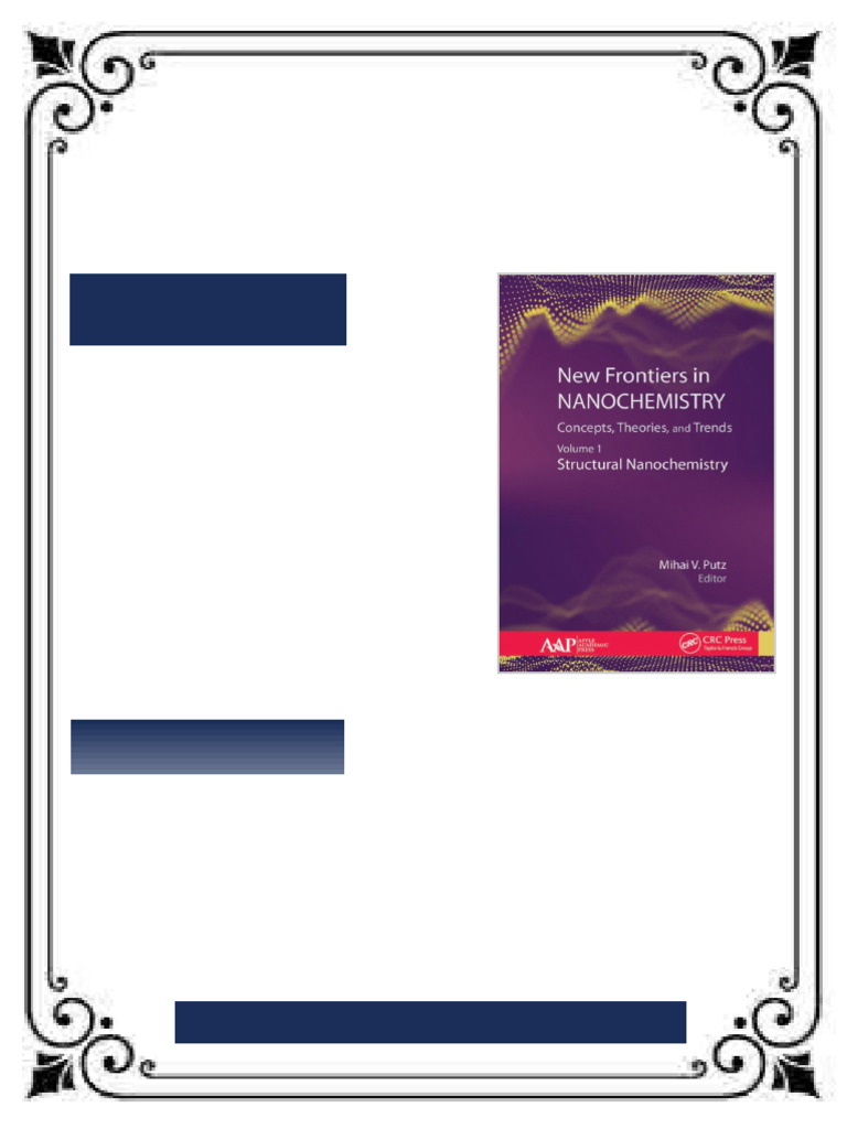 New Frontiers in Nanochemistry: Concepts, Theories, and Trends-Volume 1 ...
