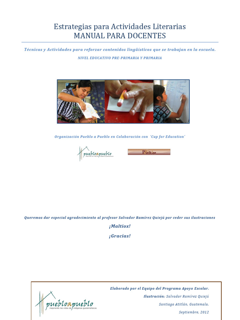 Manual AL Docentes Approved | PDF | Enseñando | Plan de estudios
