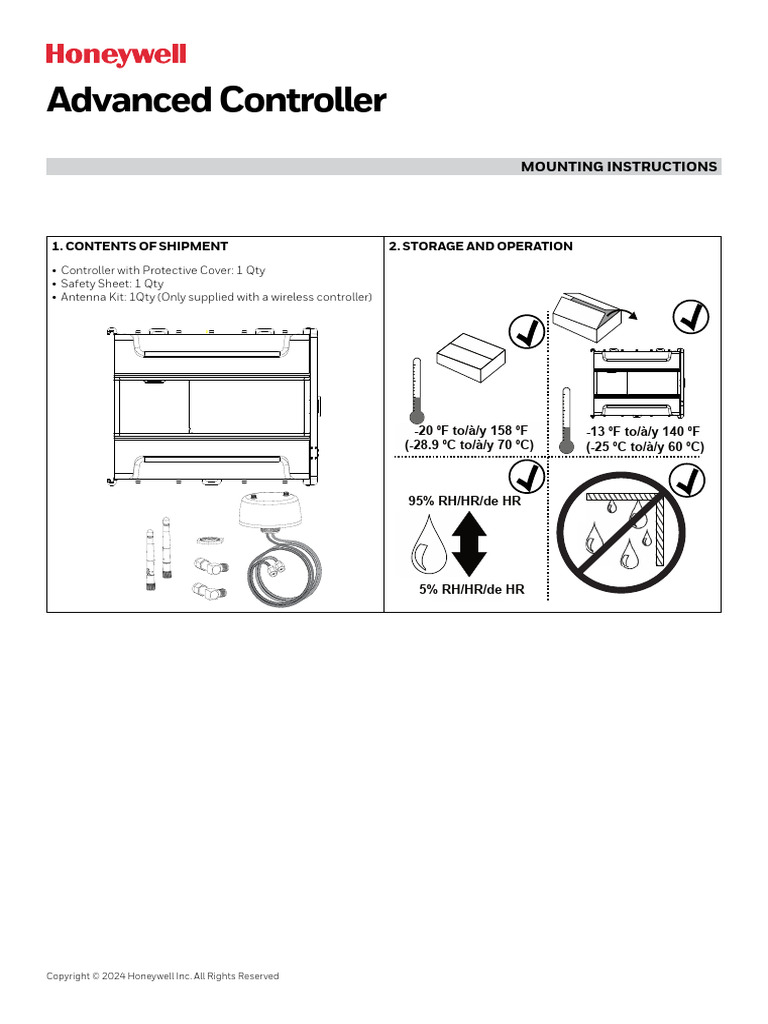 Advanced Controller Mounting Guide | PDF | Alternating Current | Wi Fi