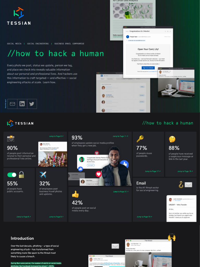 How to Hack A Human | PDF | Security Hacker | Password