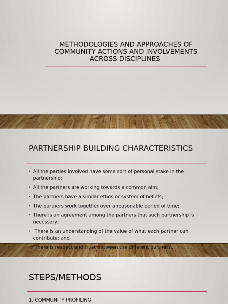 Community Action Methodologies Guide | PDF | Methodology | Community