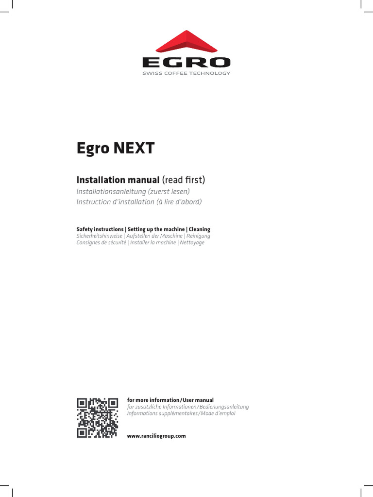 Installation Manual Egro Next | PDF