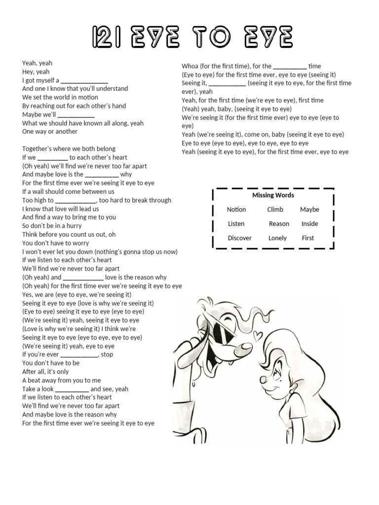 Eye to Eye | PDF