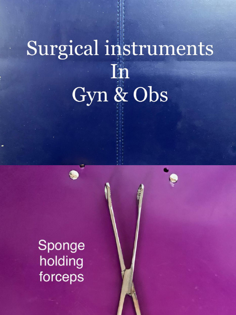Gyn Obs Instruments # | PDF