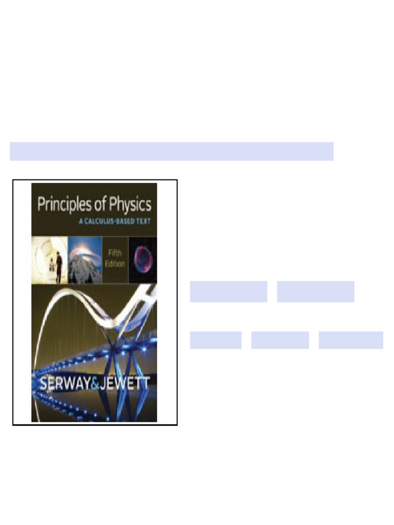 Test Bank for Principles of Physics A Calculus-Based Text, 5th Edition ...