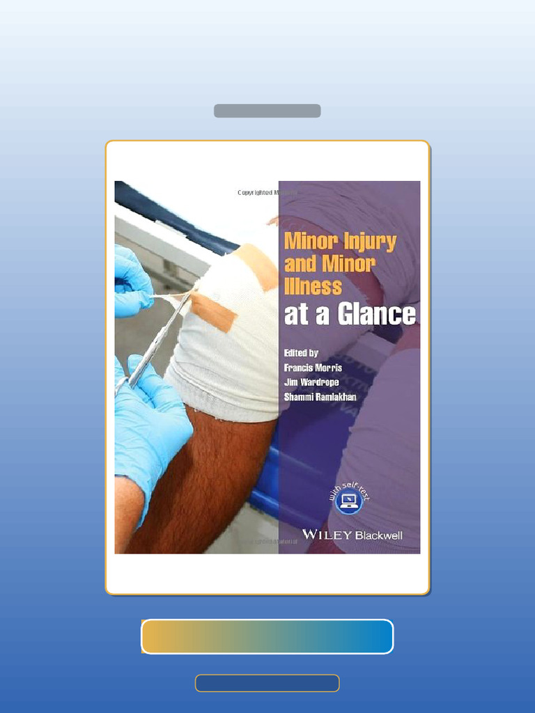 Test Bank for Minor Injury and Minor Illness at a Glance | PDF ...