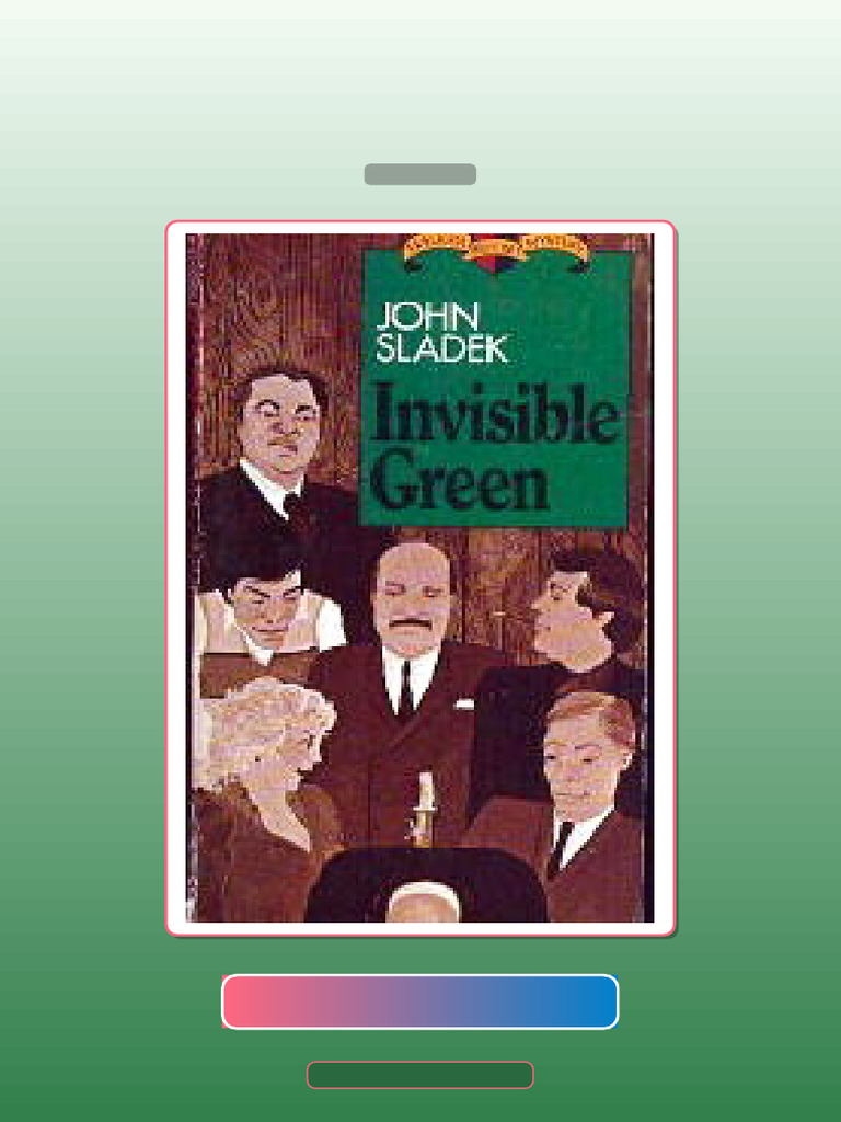 Test Bank for Invisible Green John Sladek | PDF | Science | Information