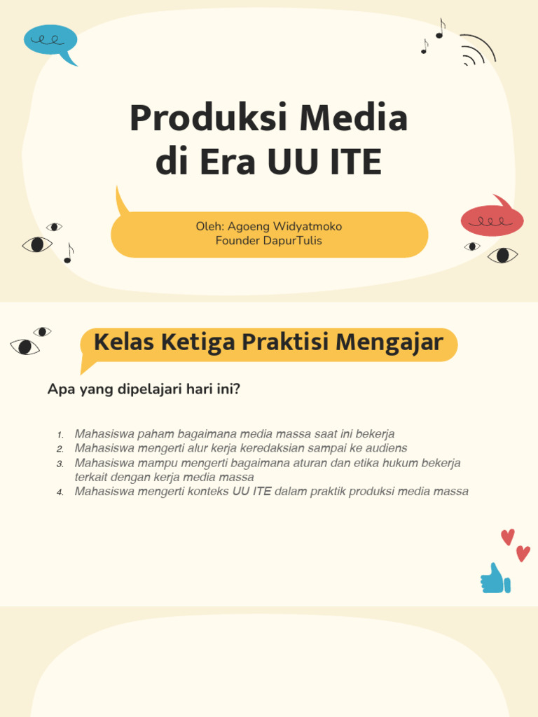 Media Production Under UU ITE Regulations | PDF | Information | Data