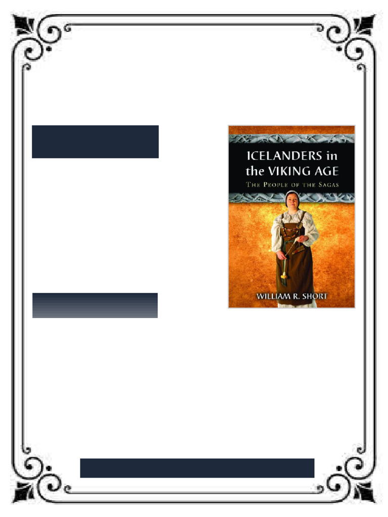 Icelanders in the Viking Age The People of the Sagas William R. Short ...