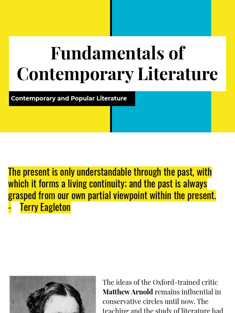 Fundamentals of Contemporary Literature | PDF | Poetry | Liberal Arts ...