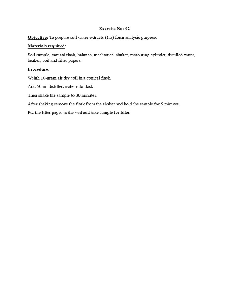 SS 402 Exercise | PDF