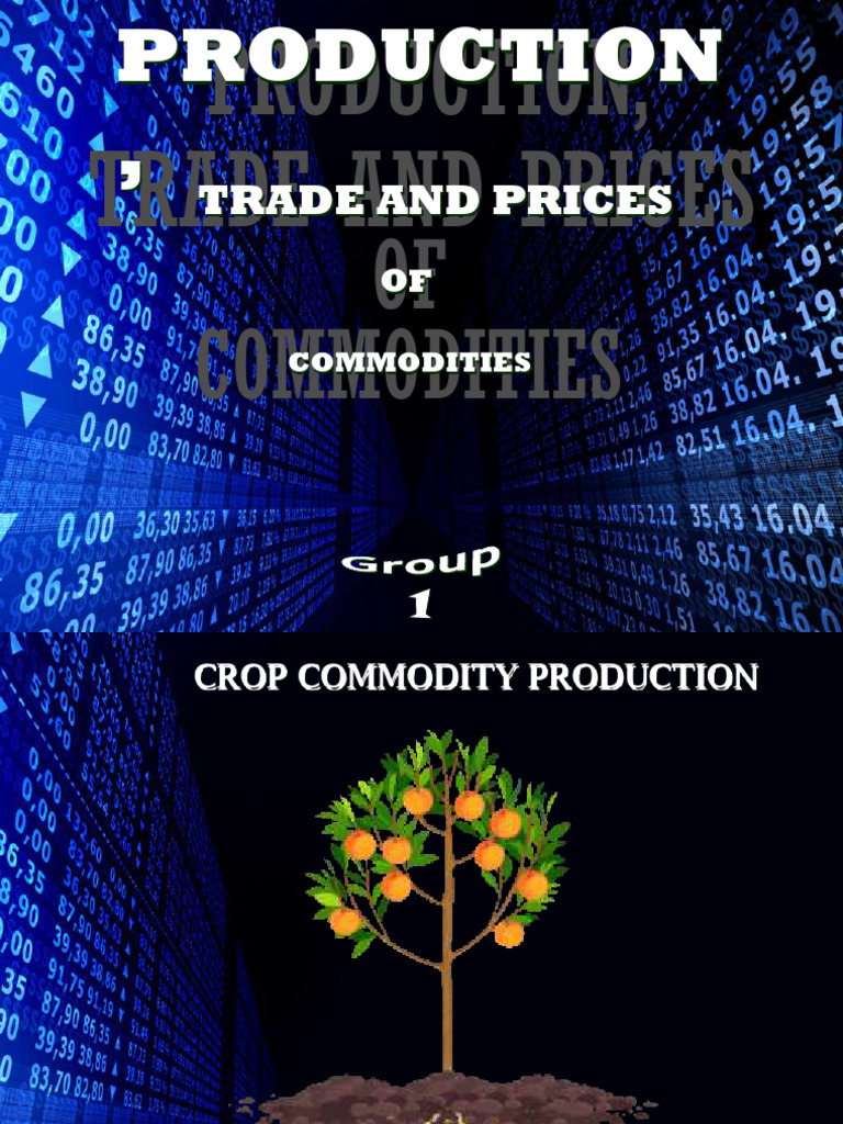 Global Commodity Production Trends | PDF | Crops | Inflation