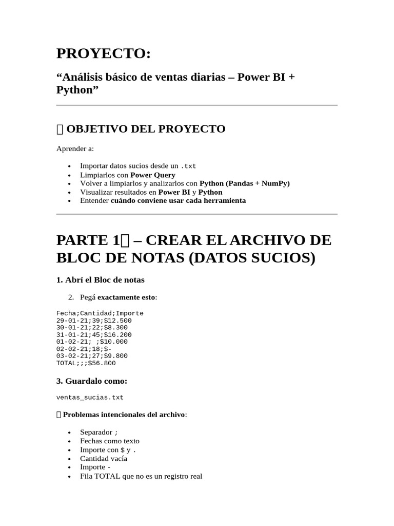 Análisis de Ventas con Power BI y Python | PDF | Python (lenguaje de ...