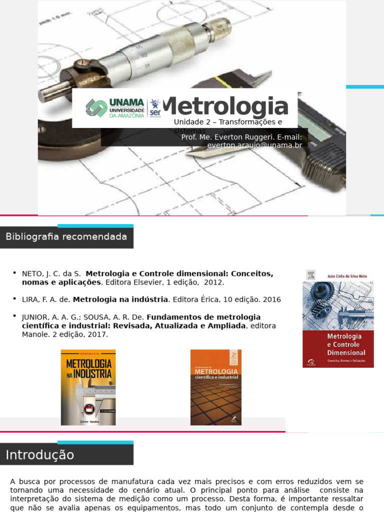 Fundamentos de Metrologia e Medição | PDF