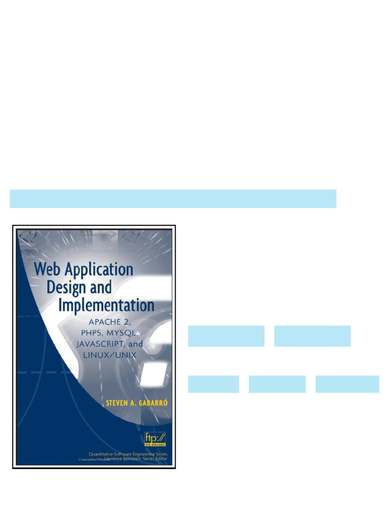 499148(Ebook) Web Application Design and Implementation: Apache 2, PHP5 ...