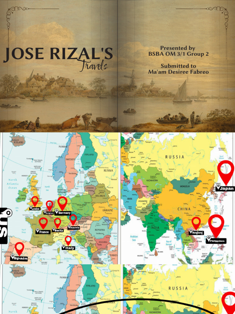 Jose Rizal's Global Travels and Impact | PDF | Philippines | Liberal ...
