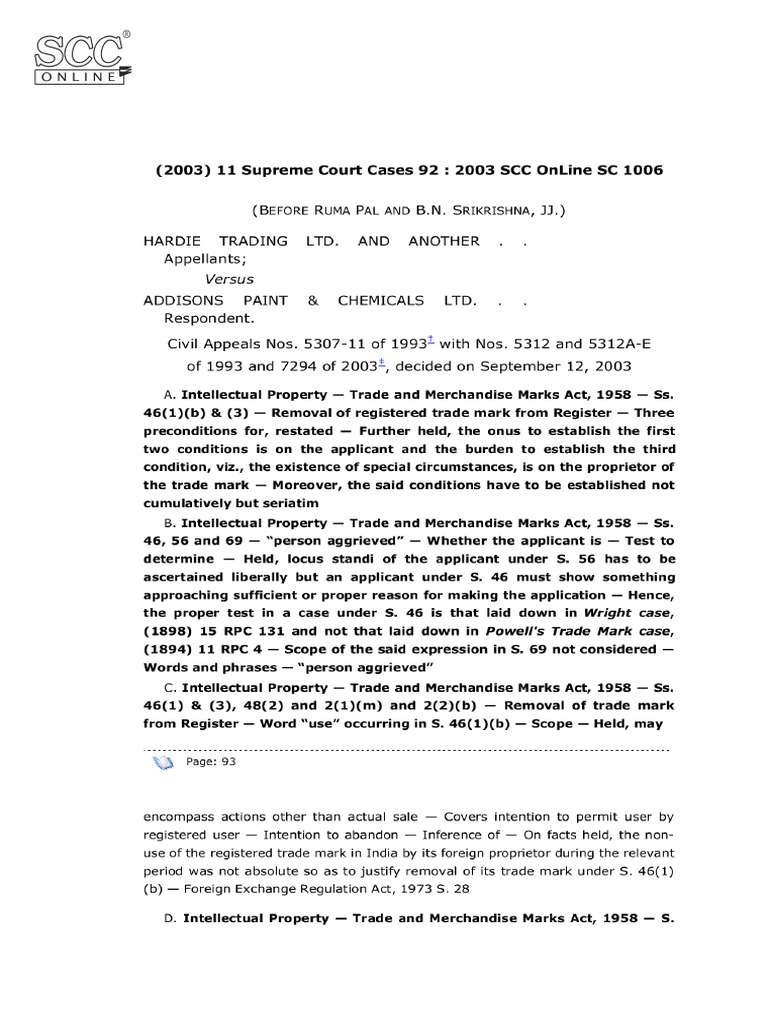 Supreme Court Ruling: Eastern Book Co. | PDF | Supreme Court Of The ...