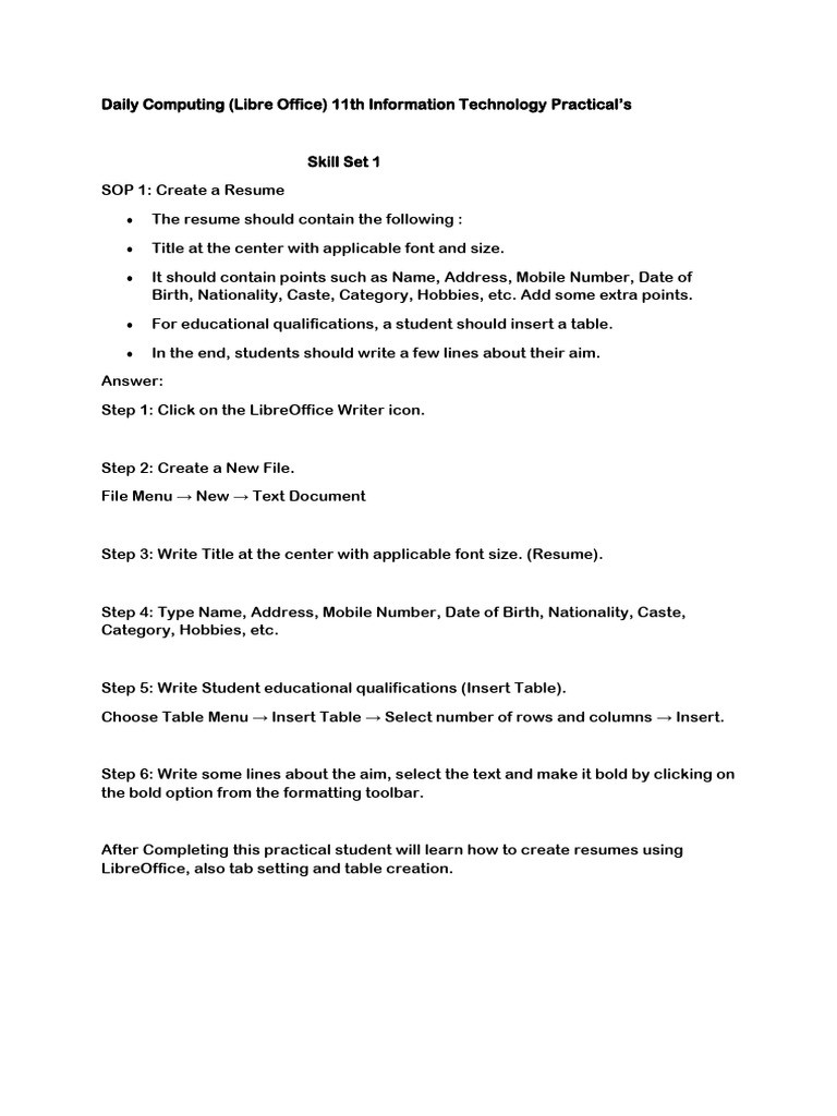 Daily Computing Sop Writeups | PDF | Software | Computing