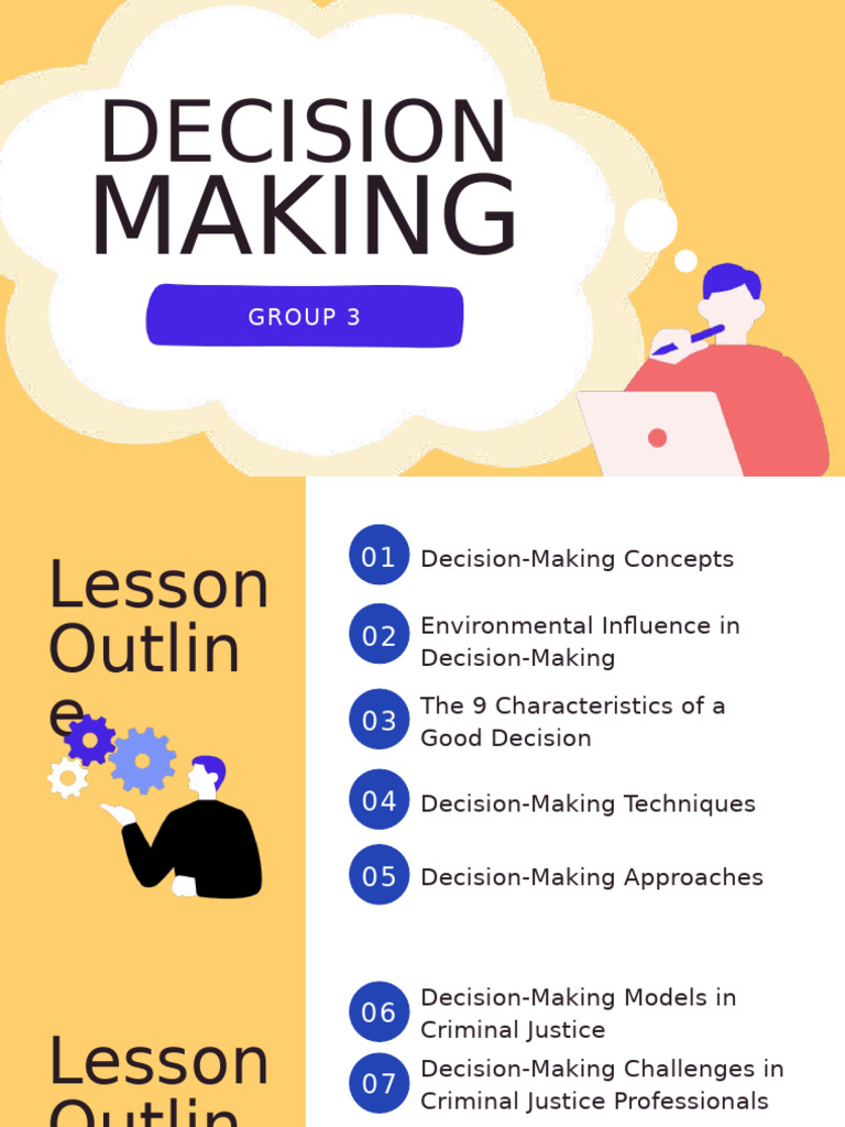 Decision Making Group 3 | PDF | Decision Making | Justice