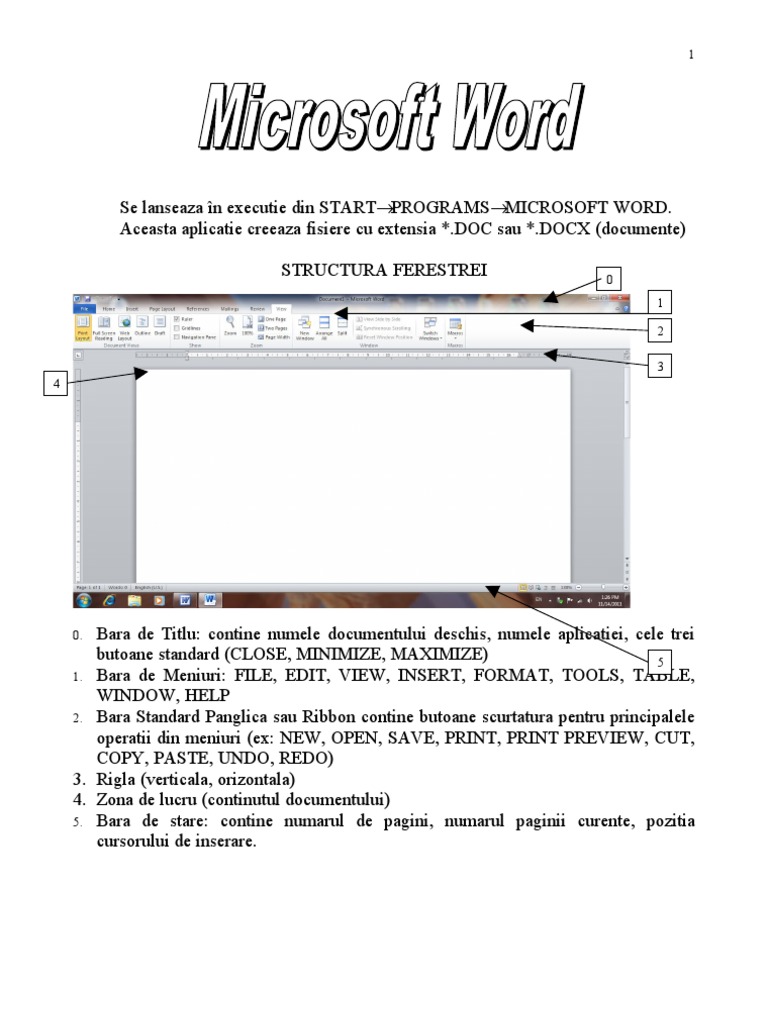Suport Curs Microsoft Word | PDF