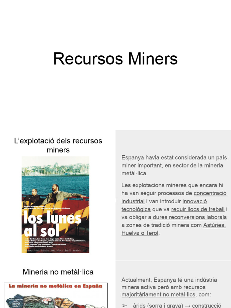4 Els Recursos Miners | PDF