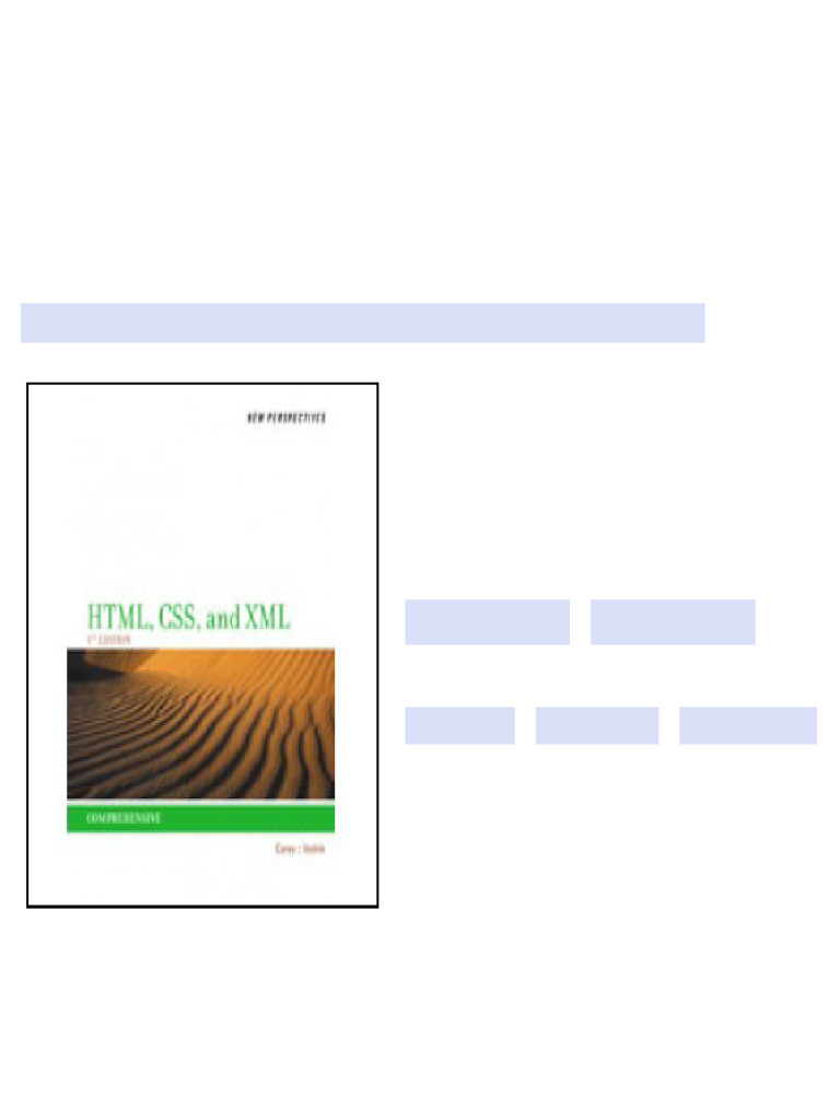 Solution Manual for New Perspectives on HTML, CSS, and XML ...