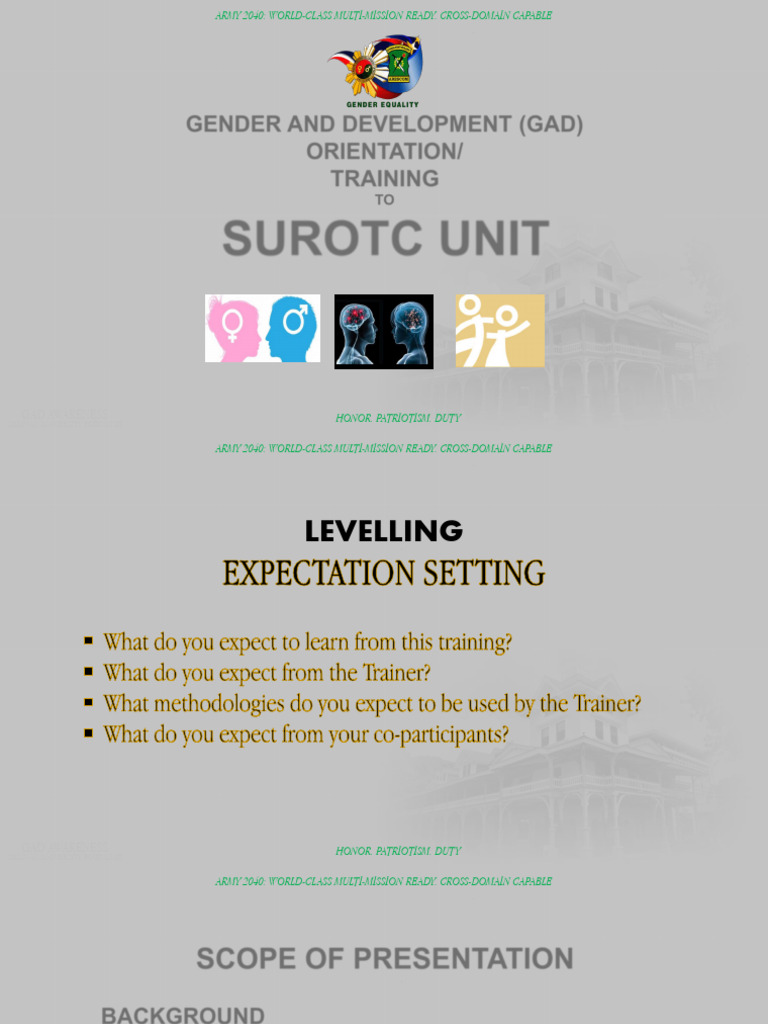 GAD Awareness (SU) | PDF | Gender And Development | Gender Equality